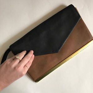 Madewell Leather Clutch
